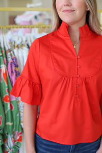 Meredith Top, Parisian Red