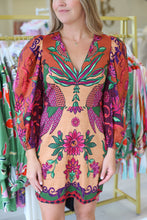 Bridgette Dress, Peacock Bloom