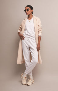 Mason Knit Coat, Light Oatmeal Heather