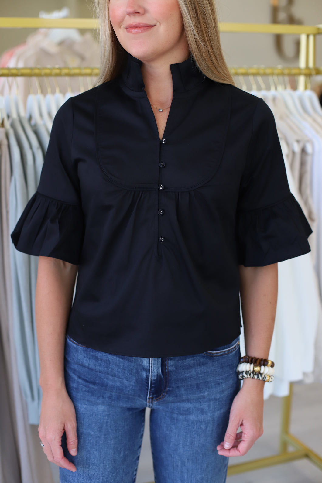 Meredith Top, Black