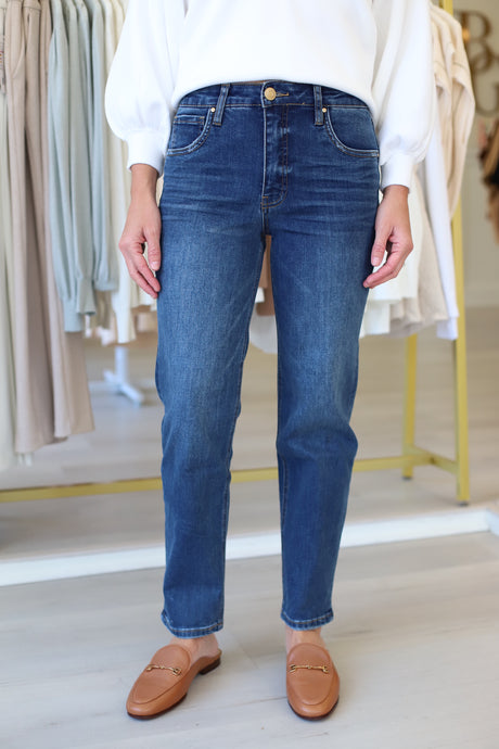 Elizabeth High Rise Straight Leg Jean