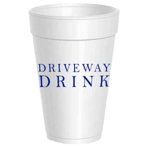 Driveway Drink Styrofoam Cup [Pack of 10]