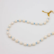 Aquamarine & Pearl Necklace