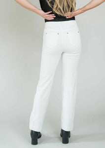 Charlene Corduroy Straight Leg Pant 30" Inseam, Winter White