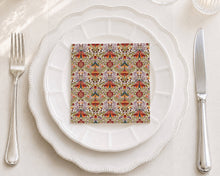Vintage Pom Garden Cocktail Napkin [Pack of 20]