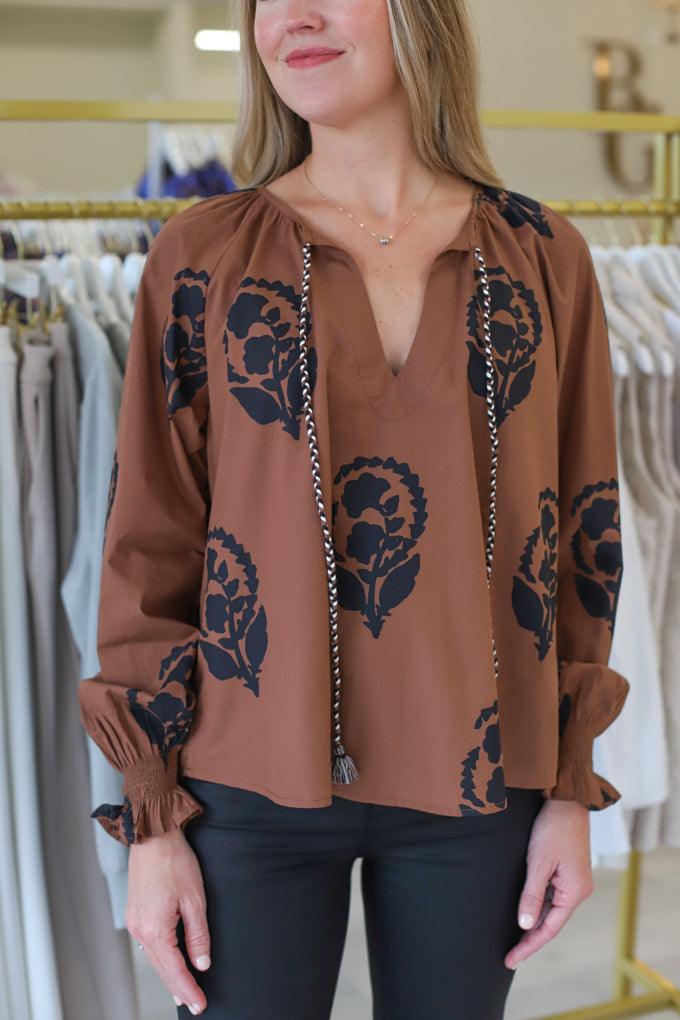 Riviera Blouse, Dapoli Clove