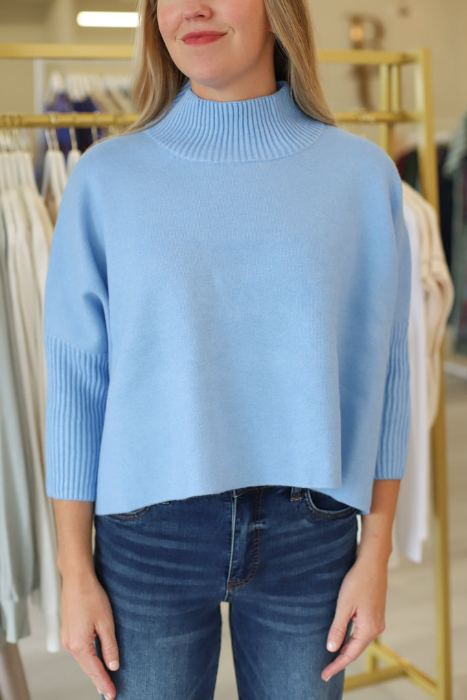 Aja Sweater, Light Blue