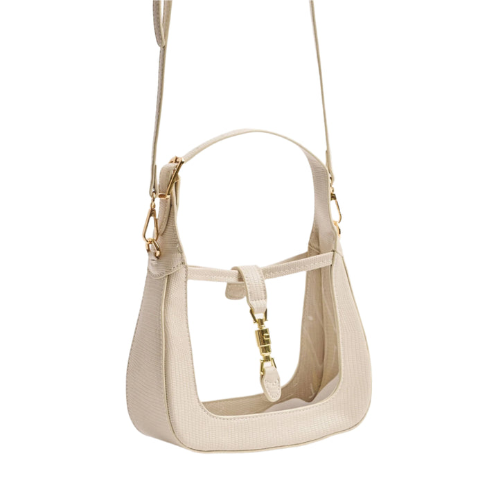 Paige Clear Bag, Ivory