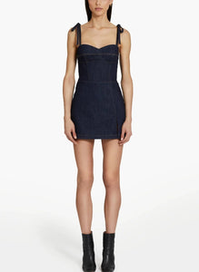 Taylor Denim Skort Romper