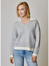 Long Sleeve Twofer Sweater