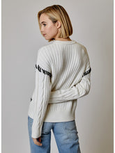 Whipstitch Long Sleeve Sweater