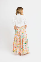 Fruit Basket Smock Waist Maxi Skirt