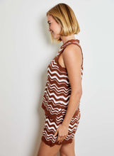Chevron Sweater Short