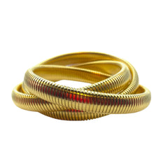 Gold Twisted Cobra Bracelets