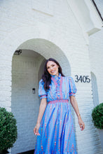 Floral Vine Ruffle Maxi Dress