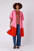 Taryn Coat, Pink Colorblock