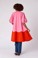 Taryn Coat, Pink Colorblock