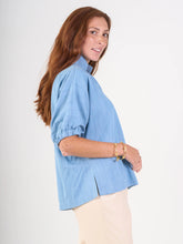 Poppy Top, Denim Chambray