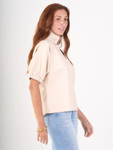 Poppy Top, Sandshell Vegan Leather