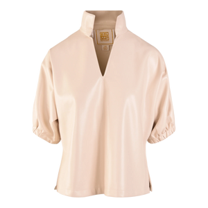 Poppy Top, Sandshell Vegan Leather
