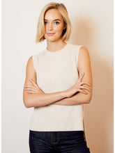 Cashmere Crew Sleeveless Sweater