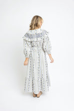 French Floral Tiered Maxi Dress