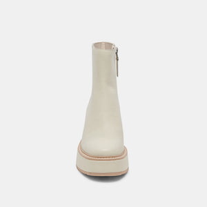 Hilde Boots, Ivory Leather