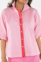 Bonny Top, Pink Carnation Stripe