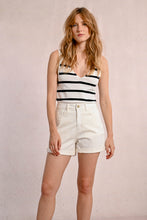 White Denim Shorts