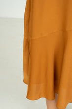 Bias Midi Skirt, Pecan