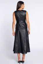 Claire Dress, Black Metallic Denim