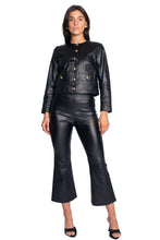 JoJo Pant, Black Metallic Denim