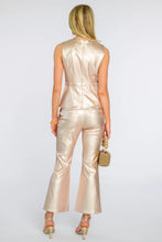 Claire Top, Metallic Denim