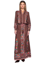 Anita Skirt, Scroll/Brown