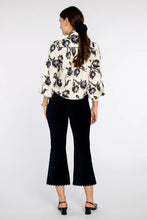Brit Bow Blouse, Snow Tulip