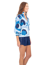 Lolli Sweater, Blue Collegiate Cheetah