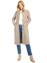 Sherpa Tweed Knit Topcoat