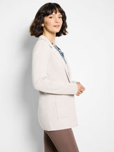 Elegant Knit Blazer, Sugar Cookie