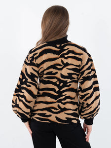 Lolli Sweater, Tiger Jacquard