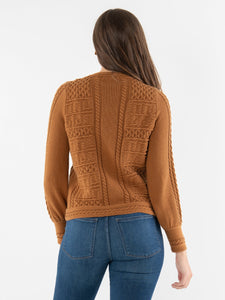 Chloe Cardigan, Brown Sugar