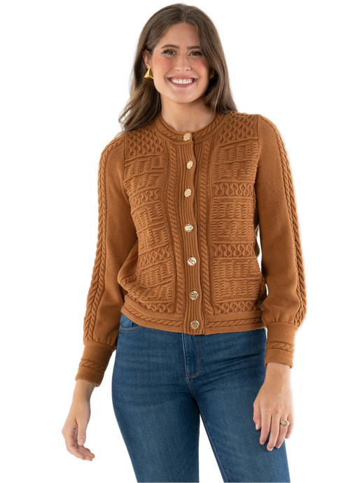 Chloe Cardigan, Brown Sugar