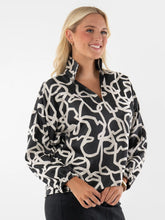 Long Sleeve Poppy Top, Boot Novelty Jacquard