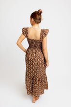 Floral Poplin Smock Tier Dress