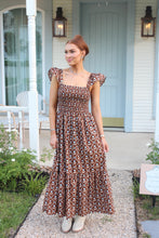 Floral Poplin Smock Tier Dress