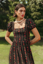 Cornelia Dress, Onyx Garden