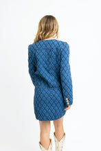 Denim Stitch Novelty Skirt