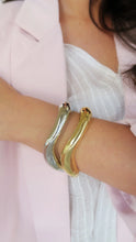 Wave Cuff, Gold