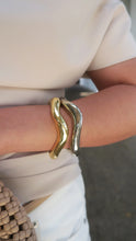 Wave Cuff, Gold