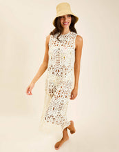 Farfalle Crochet Midi Coverup Dress
