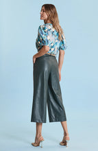 Rebecca Pleather Cropped Pant